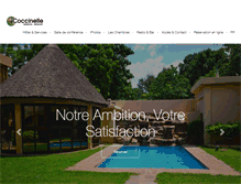 Tablet Screenshot of hotellacoccinelle.com